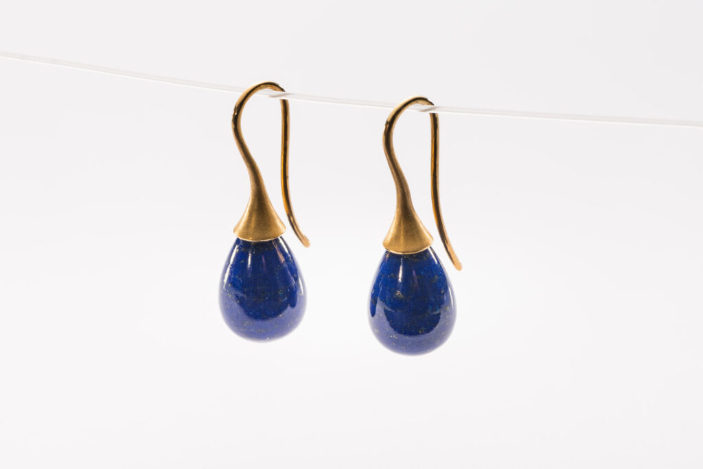 Ohrschmuck Gold Lapislazuli